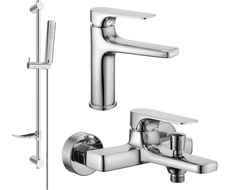 Mexen Lynx DF72 bathtub set, Chrome - 745903DF72-00