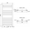 Mexen Uran Electric Radiator 1200 x 600 mm, 600 W, White - W105-1200-600-2600-20