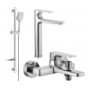 Mexen Lynx DF62 bath set, chrome - 745913DF62-00