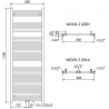 Mexen Pluton Electric Radiator 1700 x 600 mm, 900 W, White - W106-1700-600-2900-20
