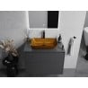 Mexen Megan glass worktop washbasin 56 x 36 cm, gold - 24135650