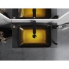 Mexen Megan glass countertop washbasin 56 x 36 cm, dark gold - 24135651