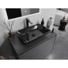 Mexen Megan glass countertop sink 56 x 36 cm, black - 24135670