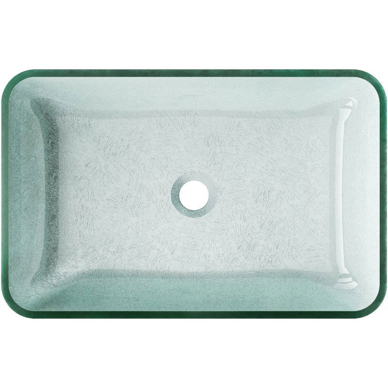 Mexen Megan glass countertop washbasin 56 x 36 cm, silver - 24135611
