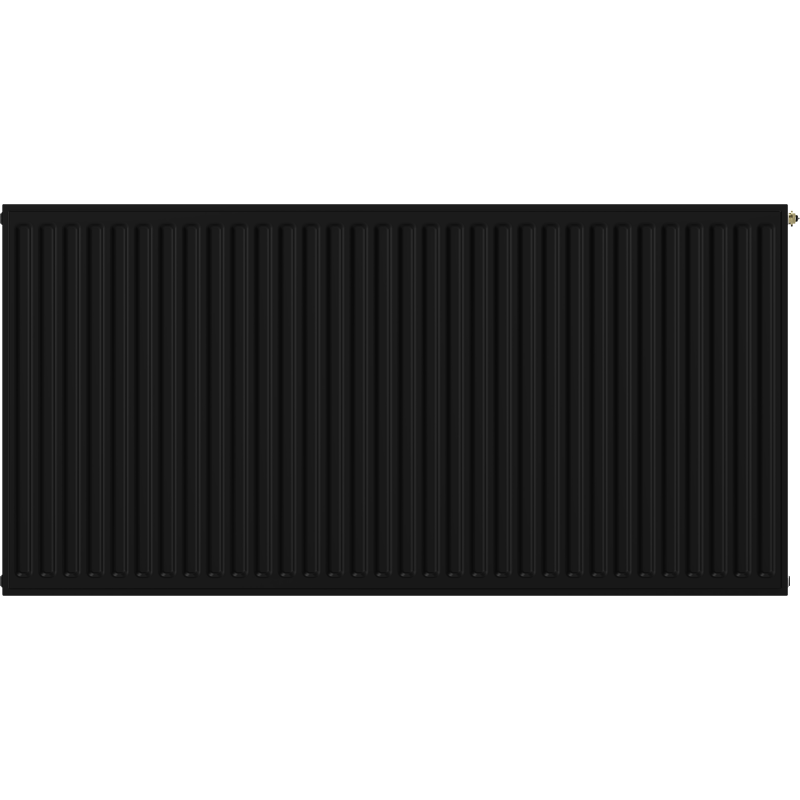 Mexen CVH10 Hygiene flat radiator 400 x 2400 mm, bottom connection, 1037 W, black - W610H-040-240-70