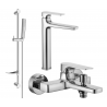 Mexen Lynx DF72 bathtub set, Chrome - 745913DF72-00