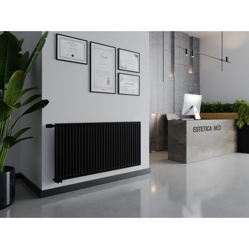 Mexen CVH10 Hygiene Panel Radiator 500 x 1600 mm, Bottom Connection, 848 W, Black - W610H-050-160-70