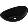 Mexen Sonia glass countertop washbasin 54 x 37 cm, black - 24145470