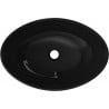 Mexen Sonia glass worktop washbasin 54 x 37 cm, Black - 24145470