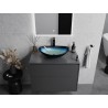 Mexen Sonia glass countertop sink 54 x 37 cm, blue - 24145447