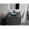 Mexen Sonia glass worktop washbasin 54 x 37 cm, Blue - 24145447