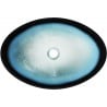 Mexen Sonia glass worktop washbasin 54 x 37 cm, Blue - 24145447