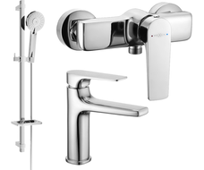 Mexen Lynx DQ40 shower set, Chrome - 745904DQ40-00