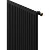 Mexen CVH10 Hygiene flat panel radiator 900 x 1200 mm, bottom connection, 1072 W, black - W610H-090-120-70