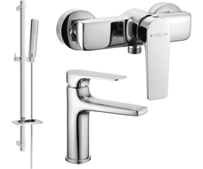 Mexen Lynx DQ72 shower set, Chrome - 745904DQ72-00