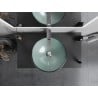 Mexen Mira glass countertop washbasin 42 x 42 cm, silver - 24124211