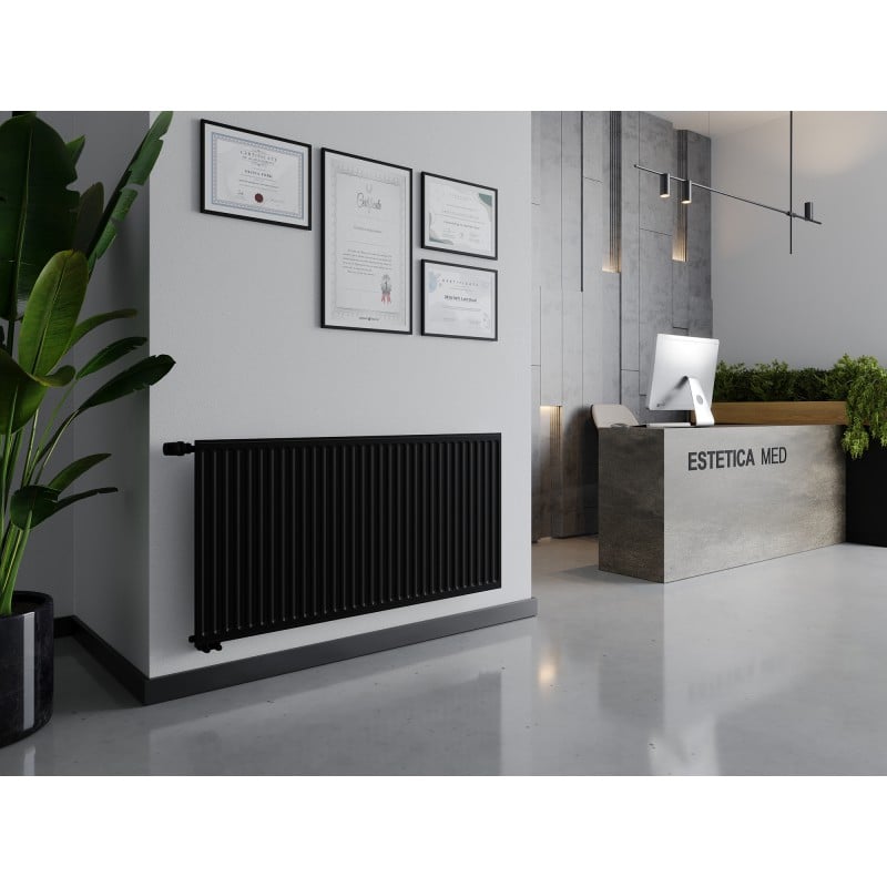Mexen CVH10 Hygiene panel radiator 900 x 1600 mm, bottom connection, 1429 W, black - W610H-090-160-70