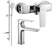 Mexen Lynx DF62 shower set, Chrome - 745904DF62-00