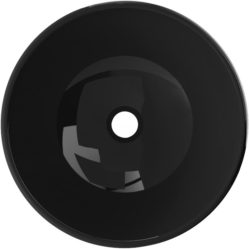 Mexen Mira glass countertop basin 42 x 42 cm, black - 24124270