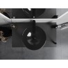 Mexen Mira glass countertop sink 42 x 42 cm, black - 24124270