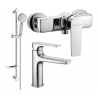 Mexen Lynx DF40 shower set, Chrome - 745904DF40-00