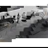 Mexen Araks glass worktop washbasin 54 x 39 cm, Black - 24155470