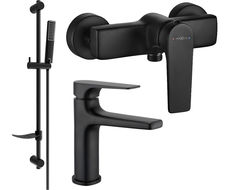Mexen Lynx DF72 Black Shower Set - 745904DF72-70