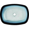 Mexen Araks glass countertop washbasin 54 x 39 cm, blue - 24155447