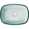 Mexen Araks glass countertop washbasin 54 x 39 cm, silver - 24155411