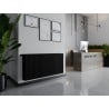 Mexen CVH30 Hygiene panel radiator 300 x 1600 mm, bottom connection, 1396 W, black - W630H-030-160-70