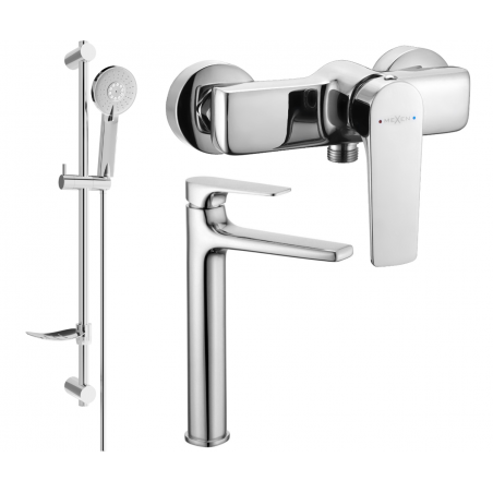 Mexen Lynx DF40 shower set, Chrome - 745914DF40-00