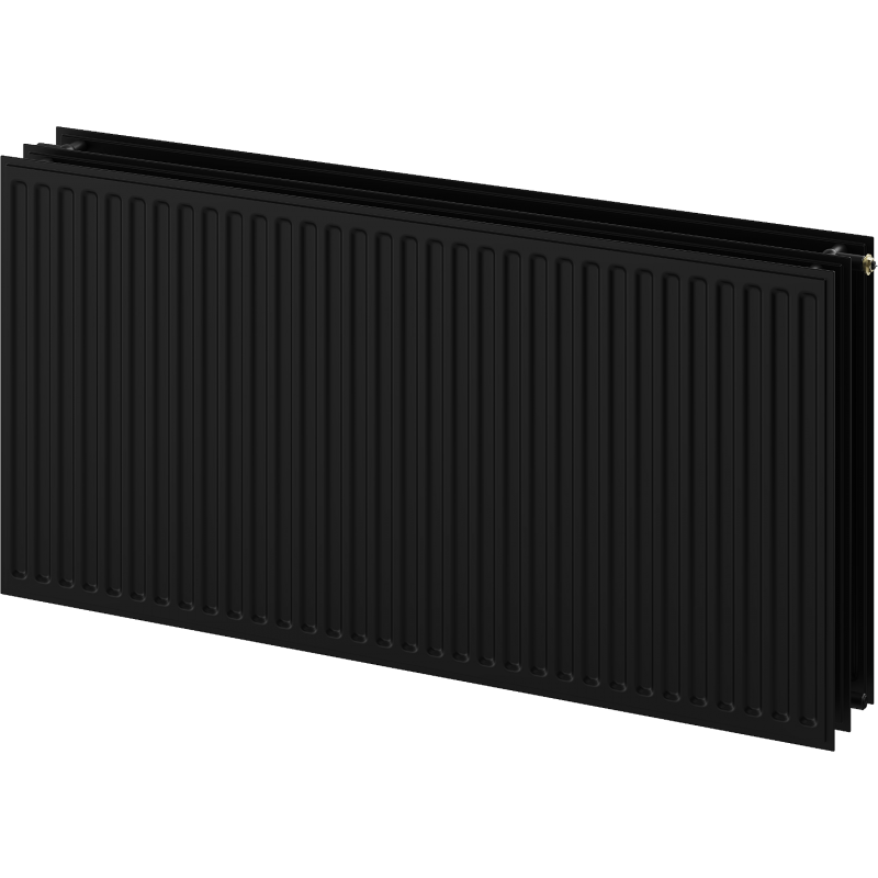 Mexen CVH30 Hygiene Panel Radiator 300 x 2200 mm, Bottom Connection, 1919 W, Black - W630H-030-220-70