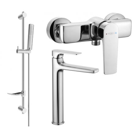 Mexen Lynx DF72 shower set, Chrome - 745914DF72-00
