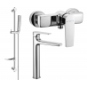 Mexen Lynx DF72 shower set, Chrome - 745914DF72-00