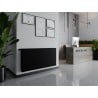 Mexen CVHF20 Hygiene Flat Radiator 500 x 600 mm, Bottom Connection, 518 W, Black - W620HF-050-060-70