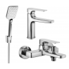 Mexen Lynx R62 bath set, chrome - 745903R62-00
