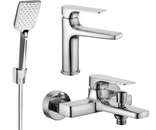 Mexen Lynx R62 bath set, chrome - 745903R62-00