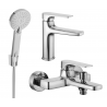 Mexen Lynx R40 bathtub set, Chrome - 745903R40-00
