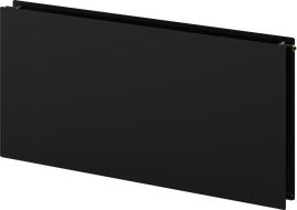 Mexen CVHF20 Hygiene Flat Panel Heater 600 x 600 mm, Bottom Connection, 602 W, Black - W620HF-060-060-70