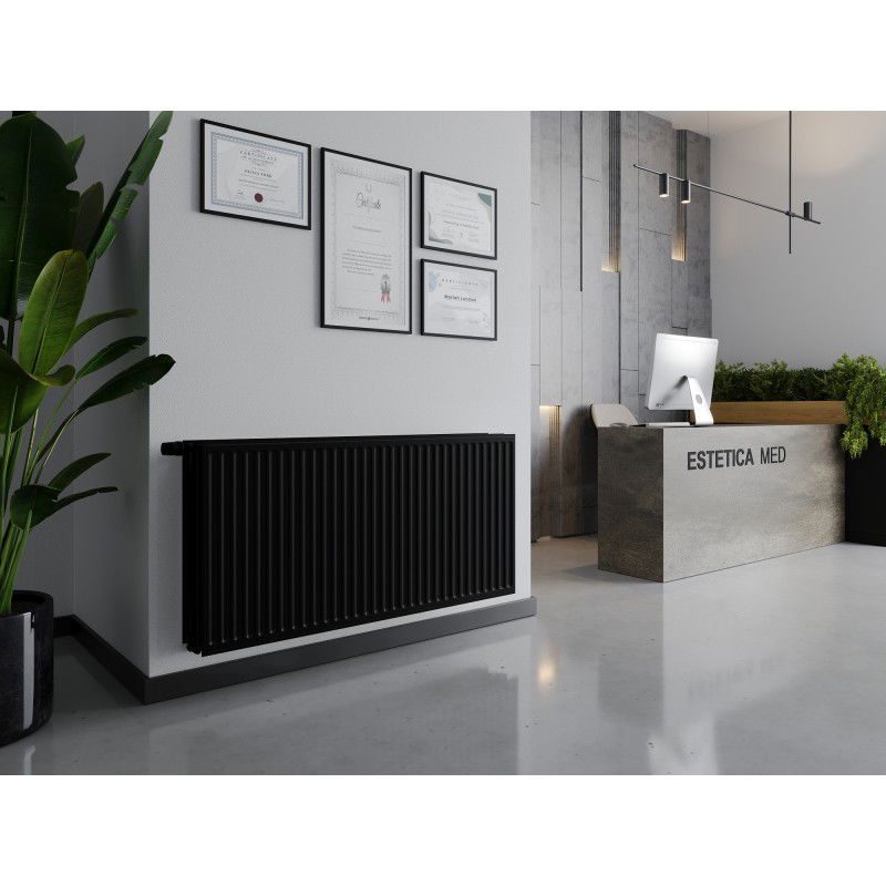 Mexen CVH30 Hygiene Plate Radiator 400 x 1200 mm, Bottom Connection, 1315 W, Black - W630H-040-120-70