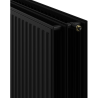 Mexen CVH30 Hygiene panel radiator 400 x 1300 mm, bottom connection, 1425 W, black - W630H-040-130-70