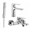Mexen Lynx R72 bath set, chrome - 745903R72-00