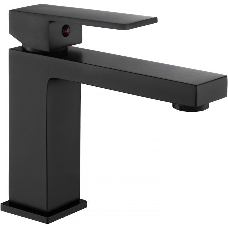 Mexen Uno washbasin mixer tap, Black - 71400-70