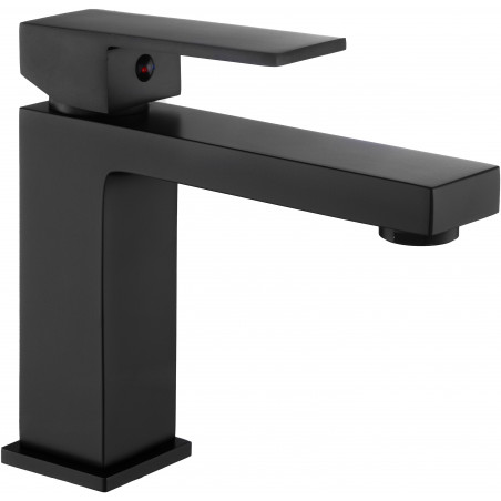 Mexen Uno sink faucet, black - 71400-70
