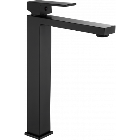 Mexen Uno high washbasin tap, black - 71410-70