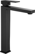 Mexen Uno high washbasin tap, black - 71410-70