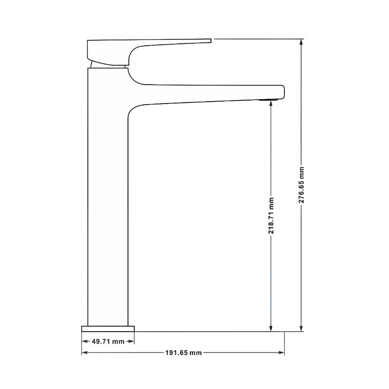 Mexen Lynx R62 bathtub set, gold - 745913R62-50