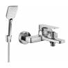 Mexen Lynx R62 bath mixer with shower set, chrome - 74593R62-00