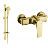 Mexen Lynx DQ40 shower faucet with shower set, gold - 74594DQ40-50