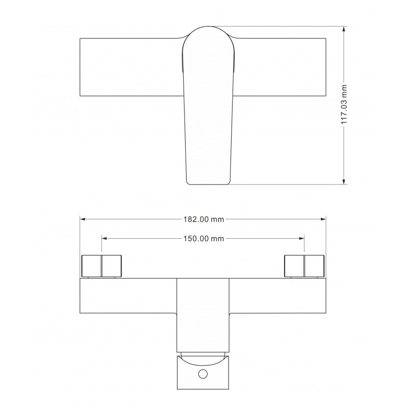 Mexen Lynx DF62 shower mixer with shower set, gold - 74594DF62-50